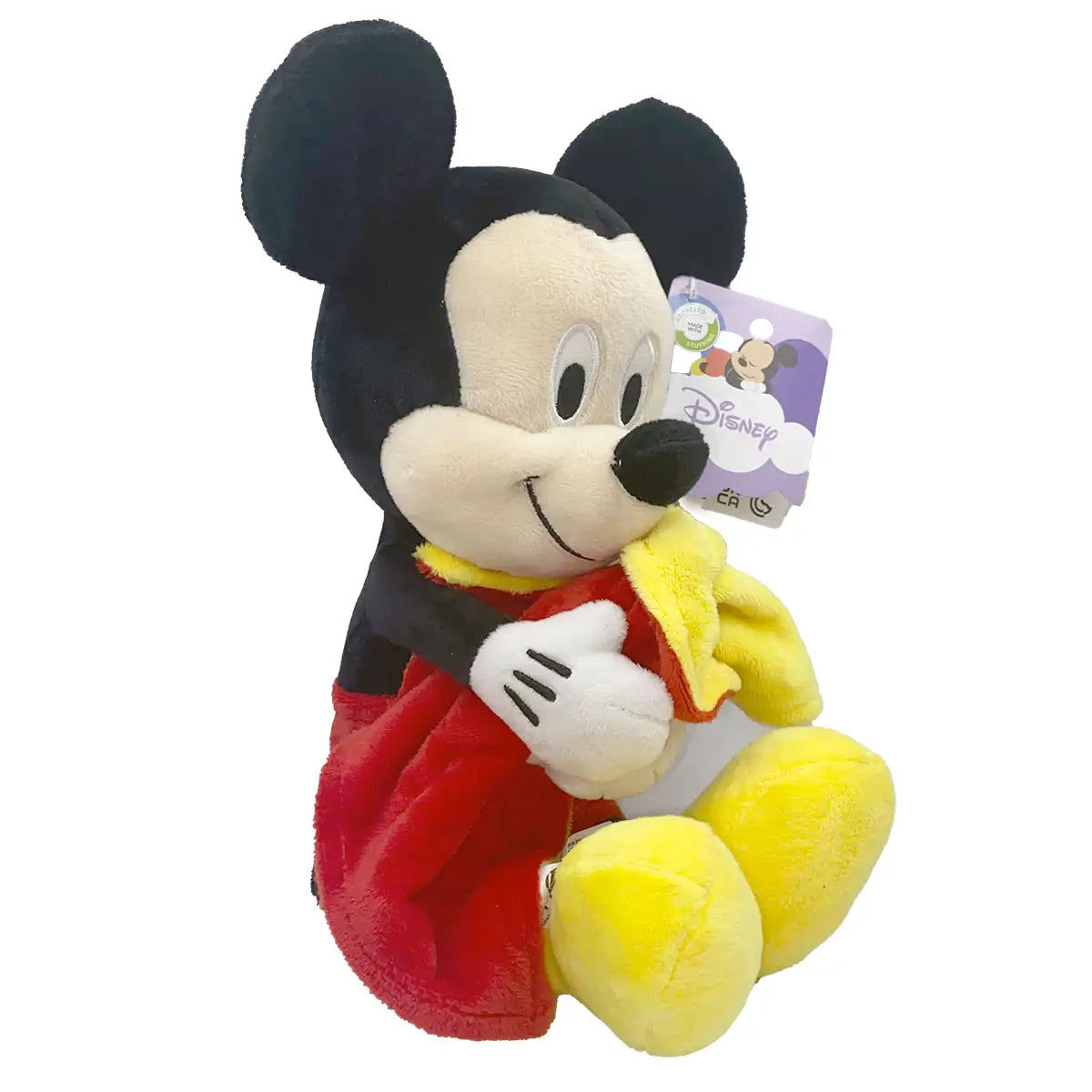 Mickey Mouse Plüschfigur mit Kuscheldecke - 27 cm