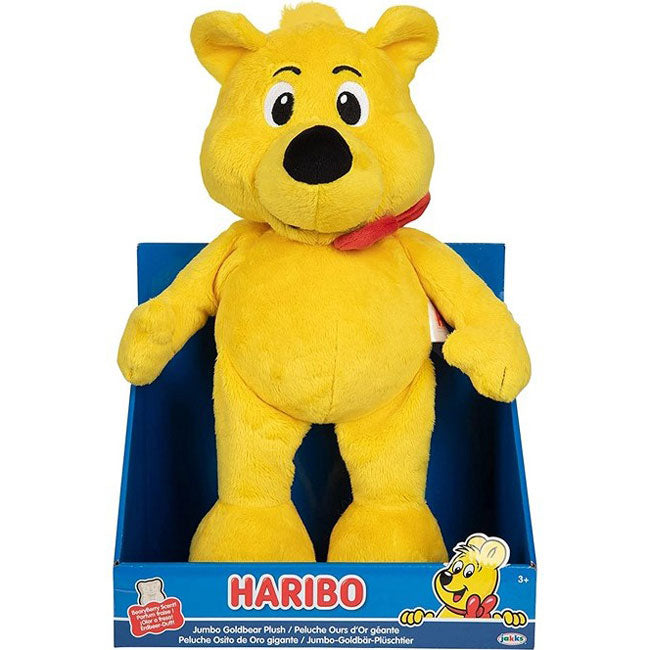 Haribo Goldbär Jumbo Plüschtier 35cm in der Box mit dem Goldbär Duft