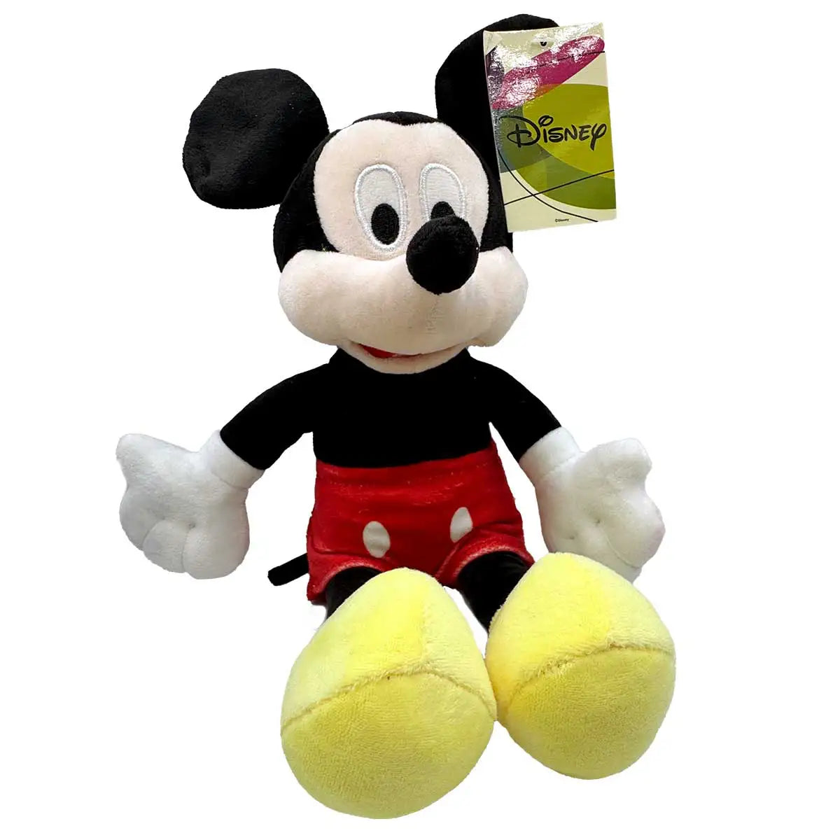 Disney - Mickey Maus Plüschfigur ca. 30cm im klassischen Outfit mit roter Hose