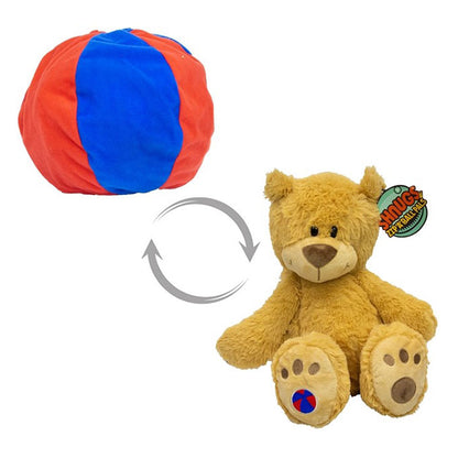 Teddy im Ball - Der Mookie Shnugs Zip'A'Ball Pals Plüsch Max ca.27cm