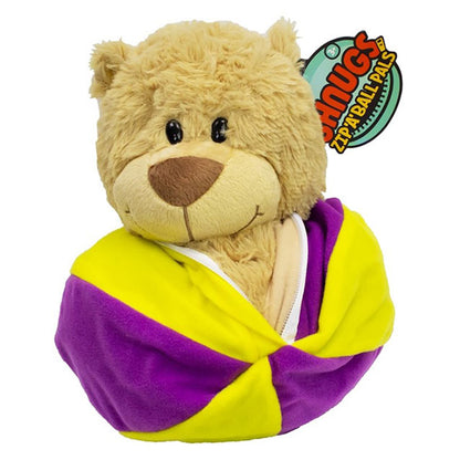 Teddy im Ball - Der Mookie Shnugs Zip'A'Ball Pals Plüsch Eva ca.27cm