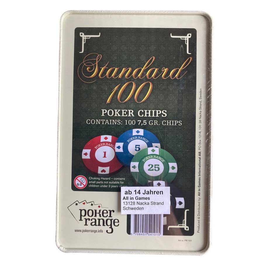 Poker Chips - Poker-Range Standard 100 / 7,5g Deaktiviert