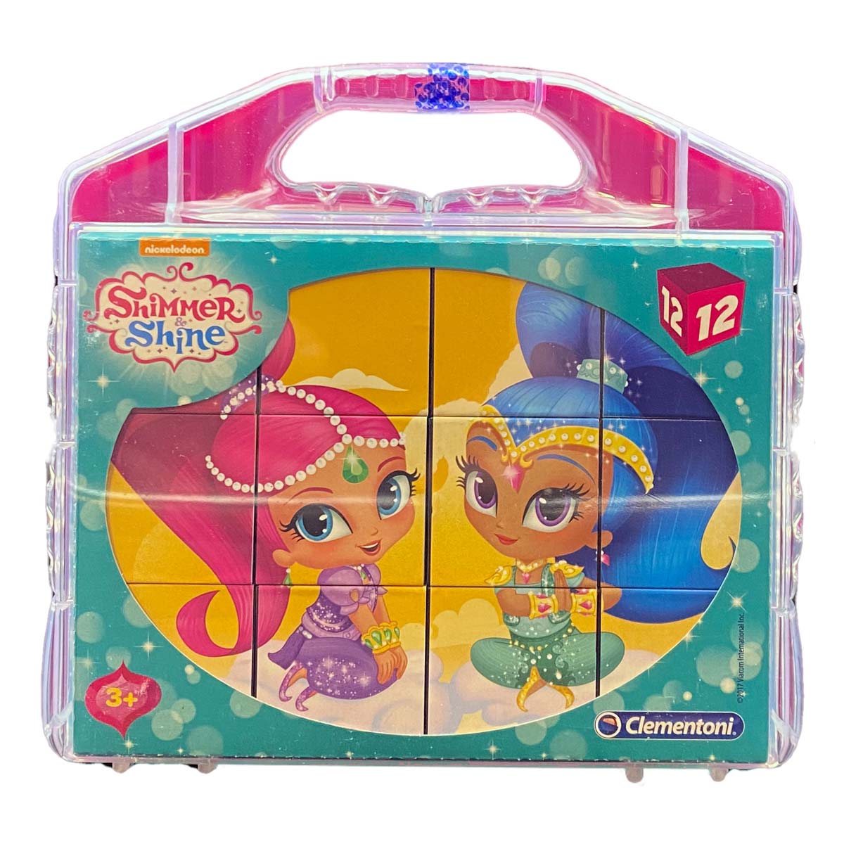 Shimmer & Shine Würfelpuzzle im Koffer 12-teilig