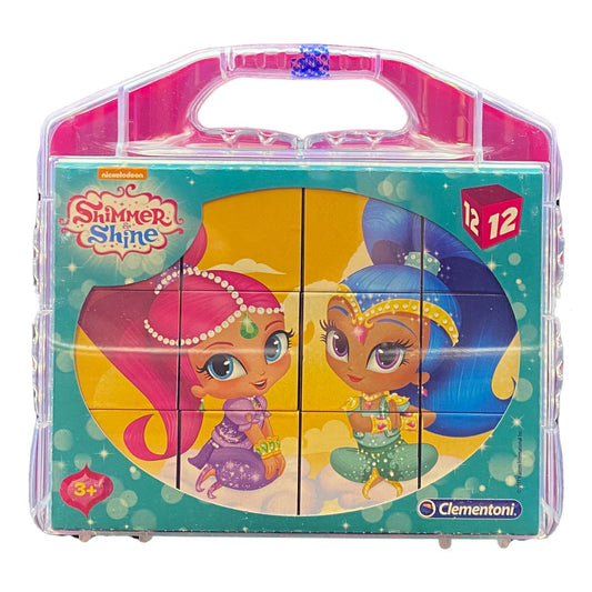 Shimmer & Shine Würfelpuzzle im Koffer 12-teilig